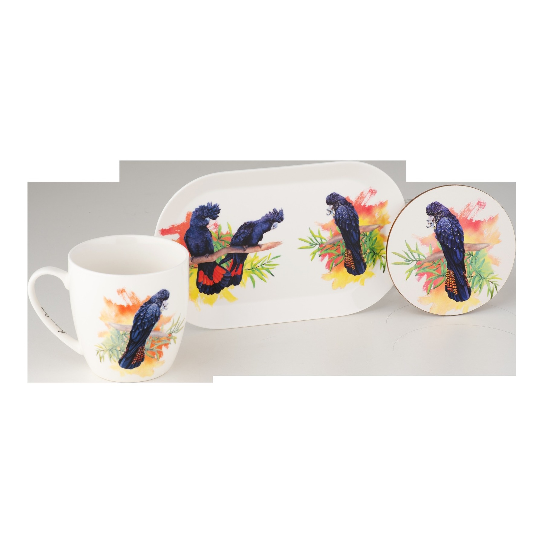 Maxwell & Williams Katherine Castle Bird Life Gift Set Cockatoo Gift Boxed-3