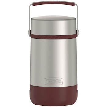 Thermos Guardian Vacuum Insulated Food Jar 795ml in Rosewood Red