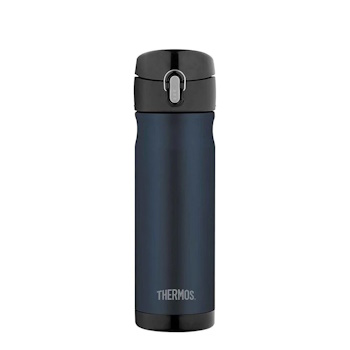 Thermos Stainless Steel Vacuum Insulated Commuter Bottle Midnight Blue 470ml