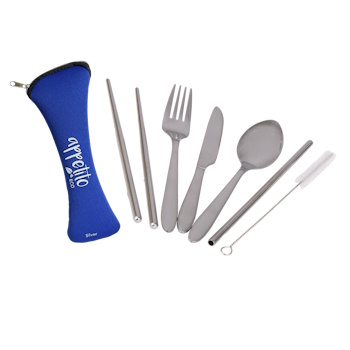 Appetito 6 Piece Stainless Steel Traveller