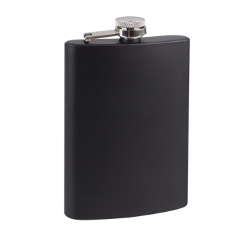 Bartender Stainless Steel Hip Flask 8oz/236ml - Matte Black