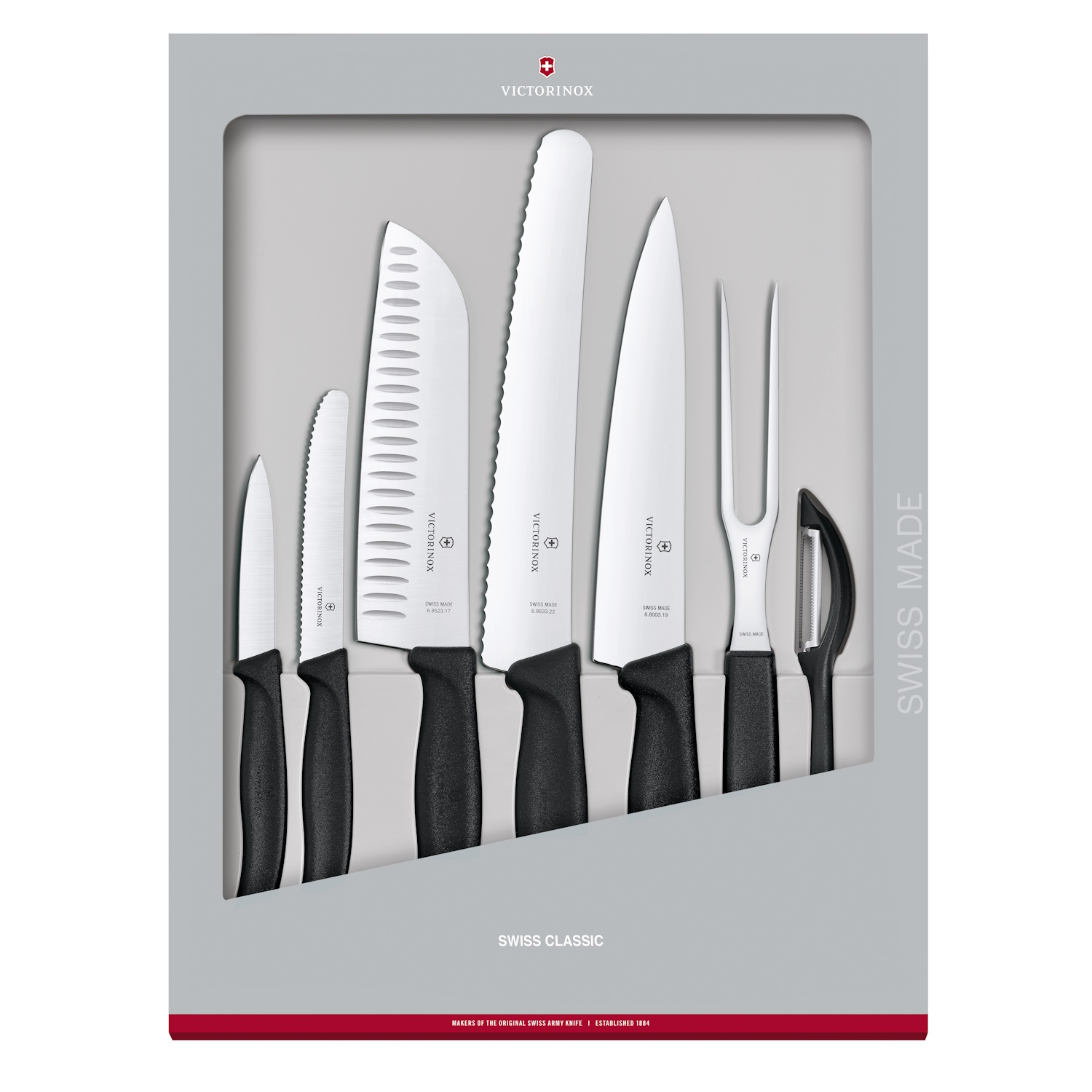 Victorinox Swiss Classic Ktchen 7Pce Black