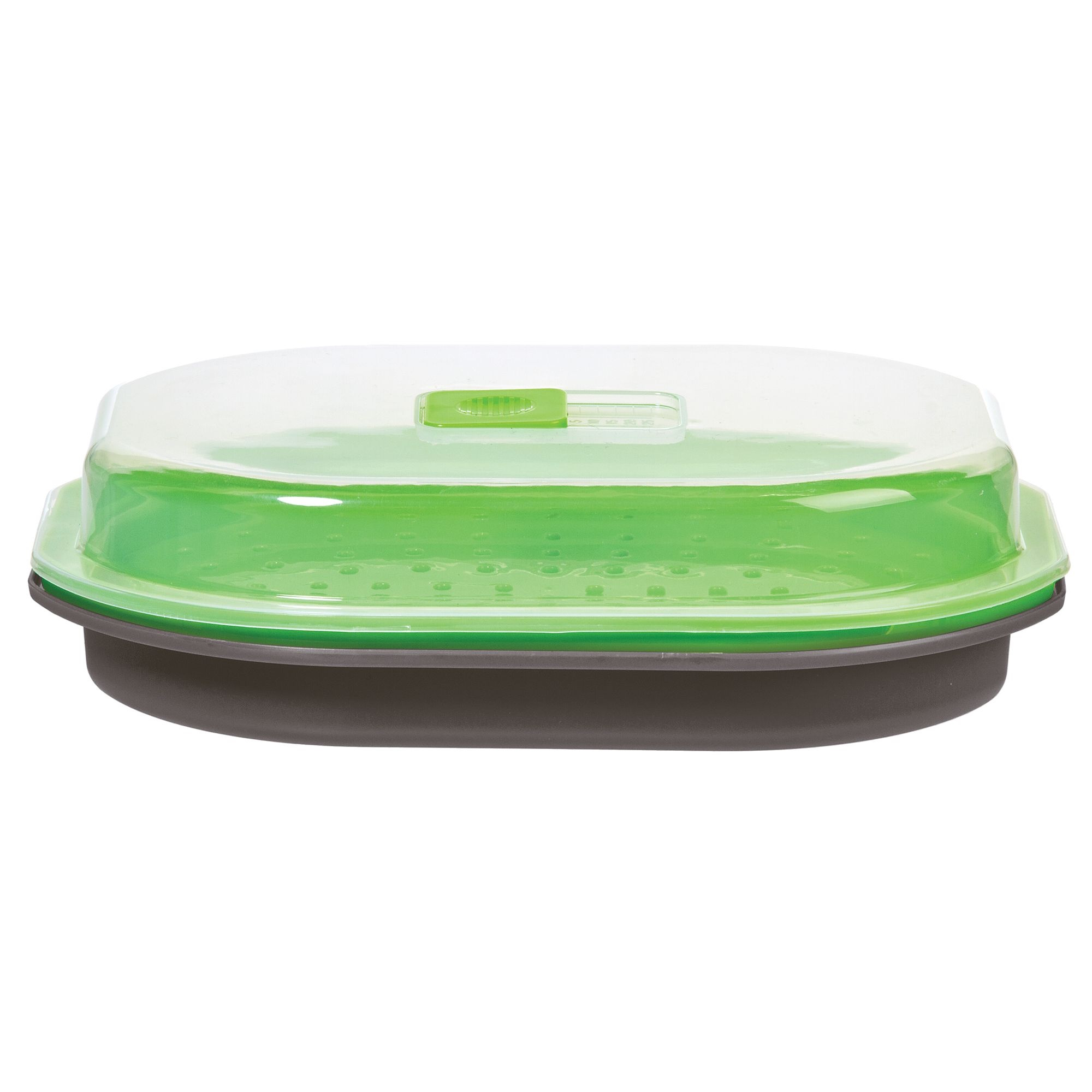 Progressive Prep Solutions Microwave Fish and Veggie Steamer-1