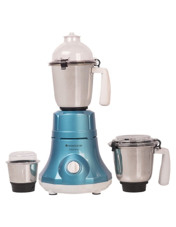 Wonderchef Premium 750-Watt Mixer Grinder with 3 Jars - Blue