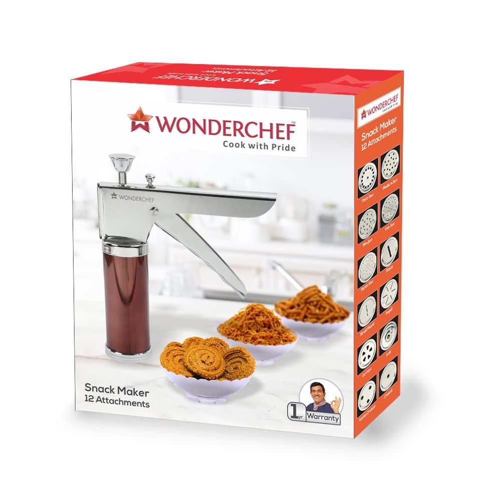 Wonderchef Snacks Maker - Biscuit Press-4