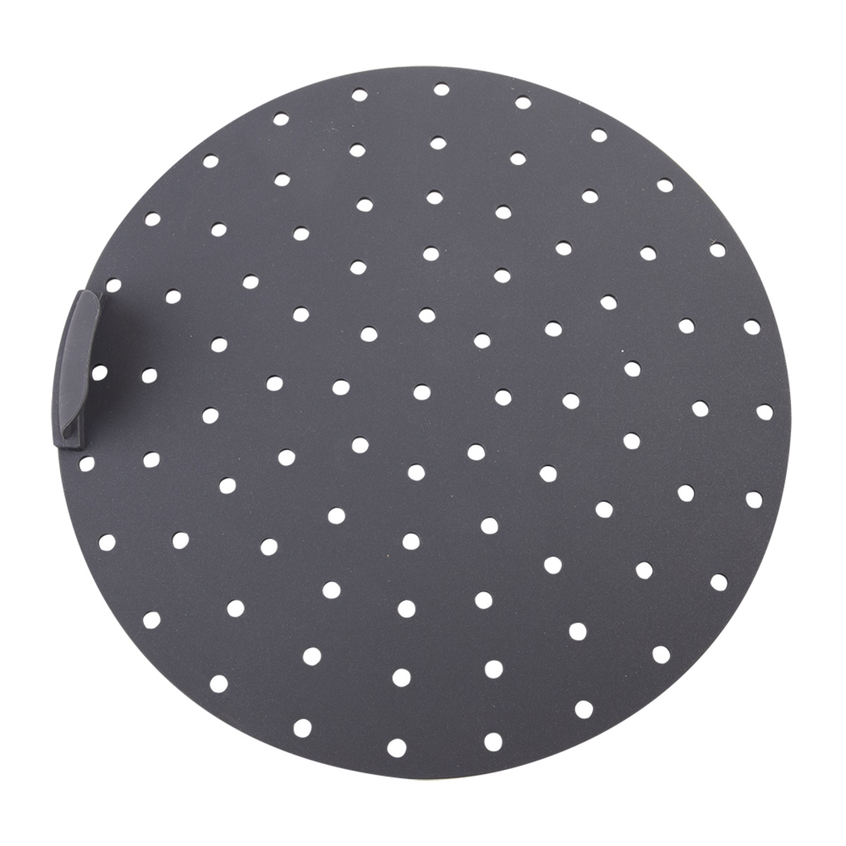 Silicone Round Air Fryer Liner 22cm dia. (Charcoal)