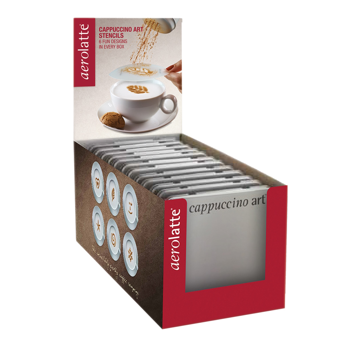 Aerolatte Cappuccino Art Coffee Stencil 6-piece-3