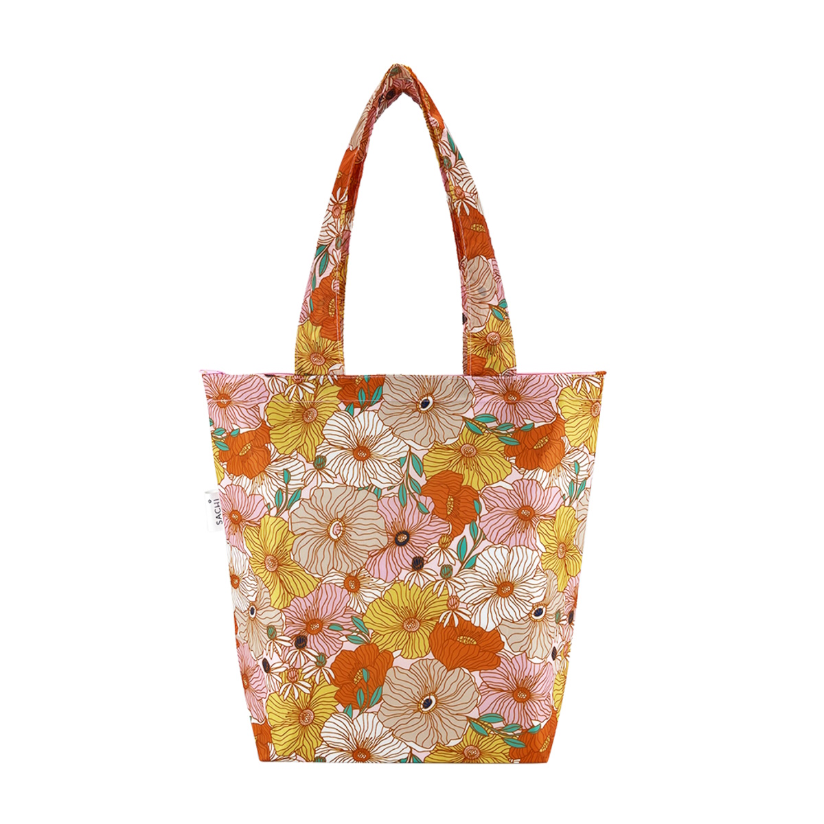 Sachi Insulated Market Tote - Retro Floral