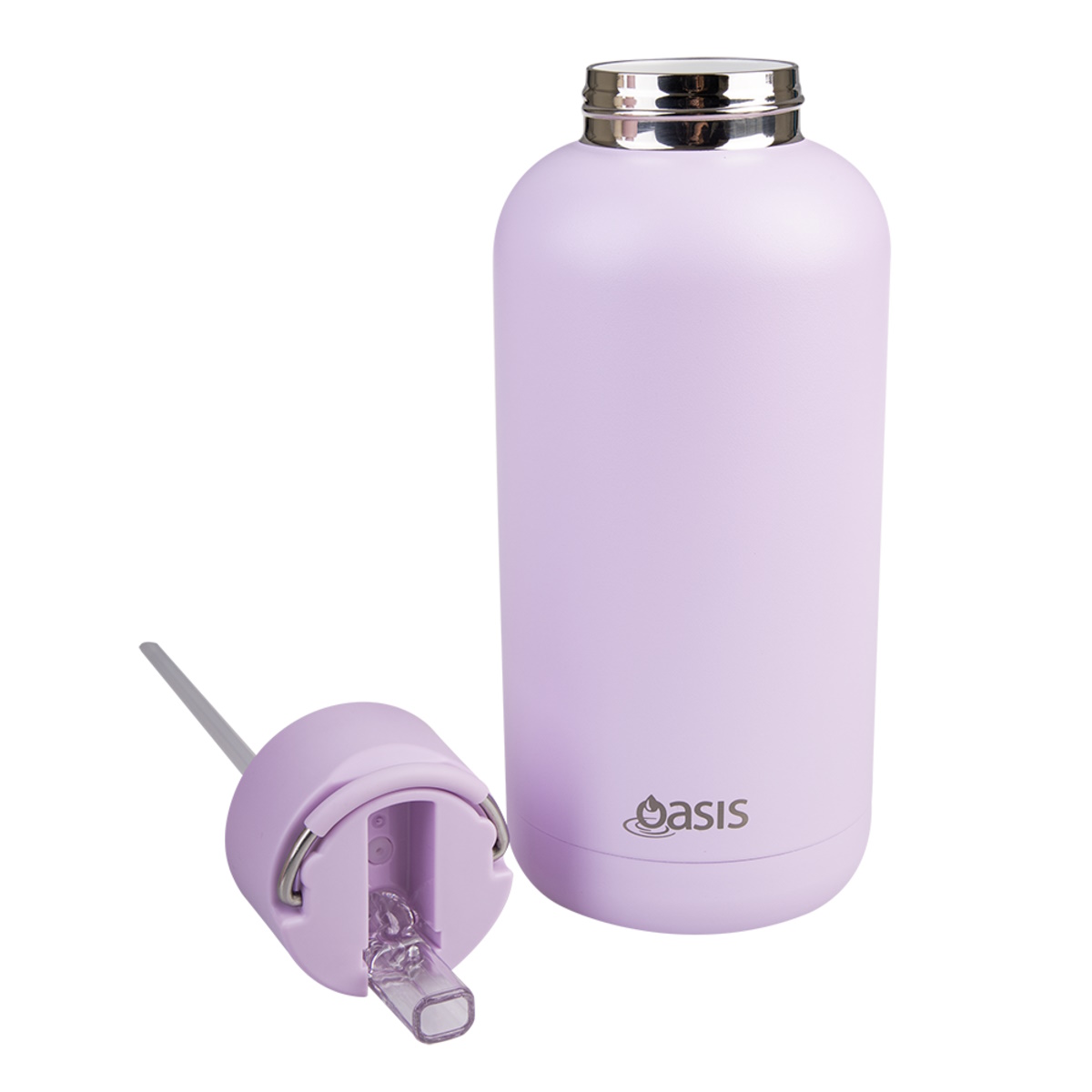 Oasis "Moda" Ceramic Lined S/S Triple Wall Ins. Drink bottle 1.5l (Orchid)-3
