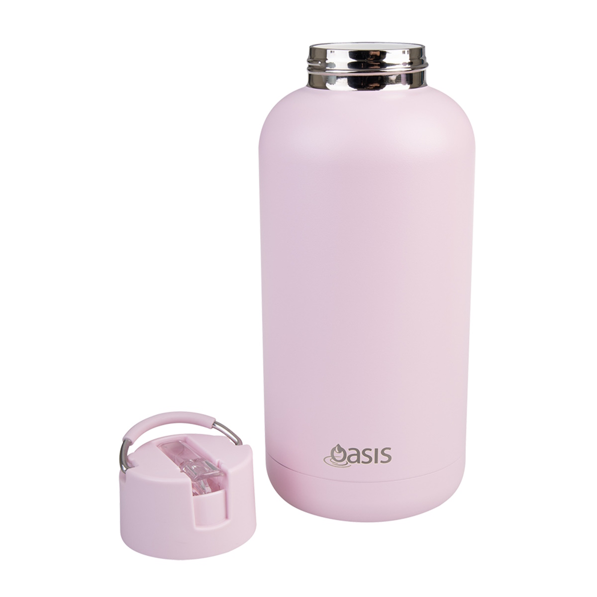 Oasis "Moda" Ceramic Lined S/S Triple Wall Ins. Drink bottle 1.5l (Pink Lemonade)-2