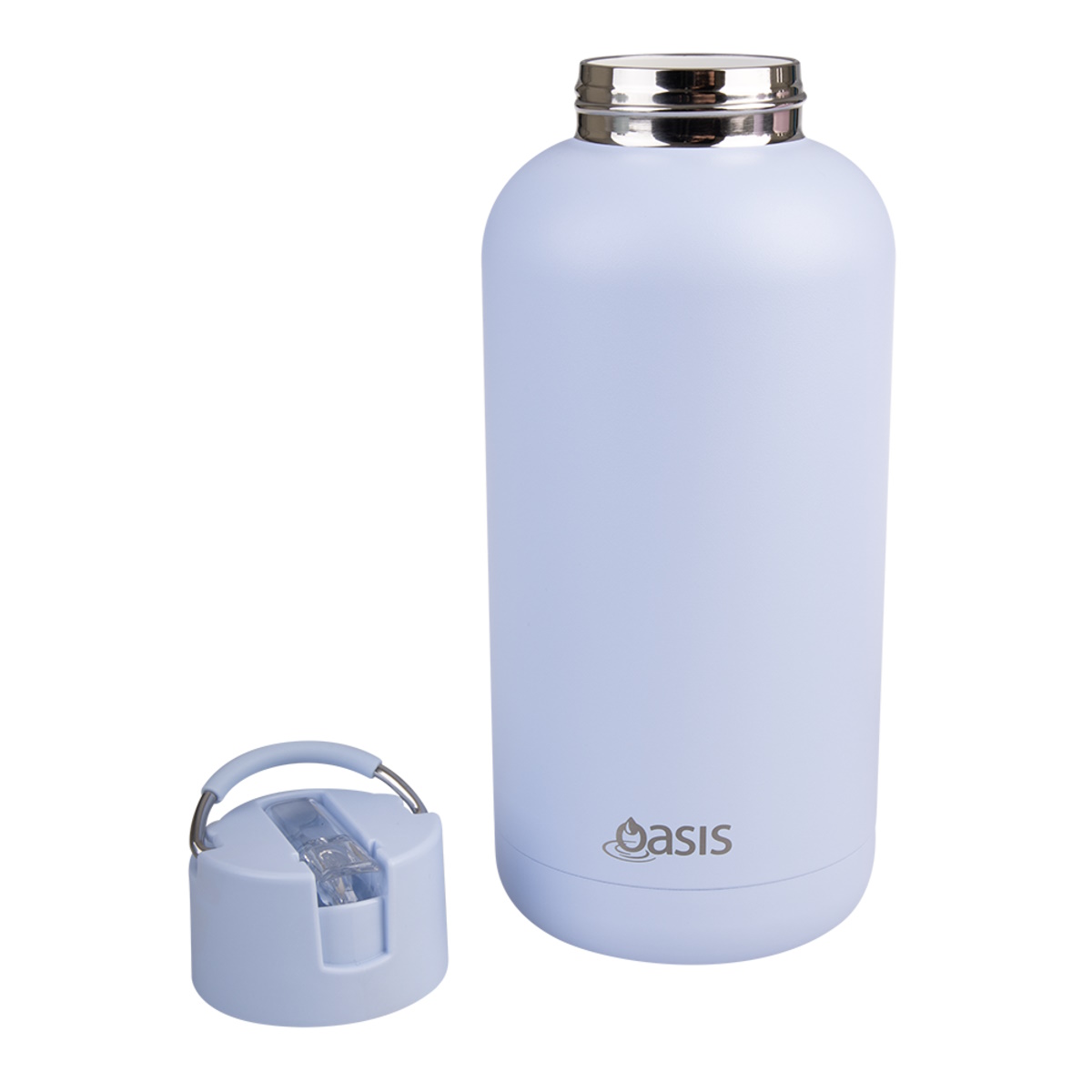 Oasis "Moda" Ceramic Lined S/S Triple Wall Ins. Drink bottle 1.5l (Peri Winkle)-2
