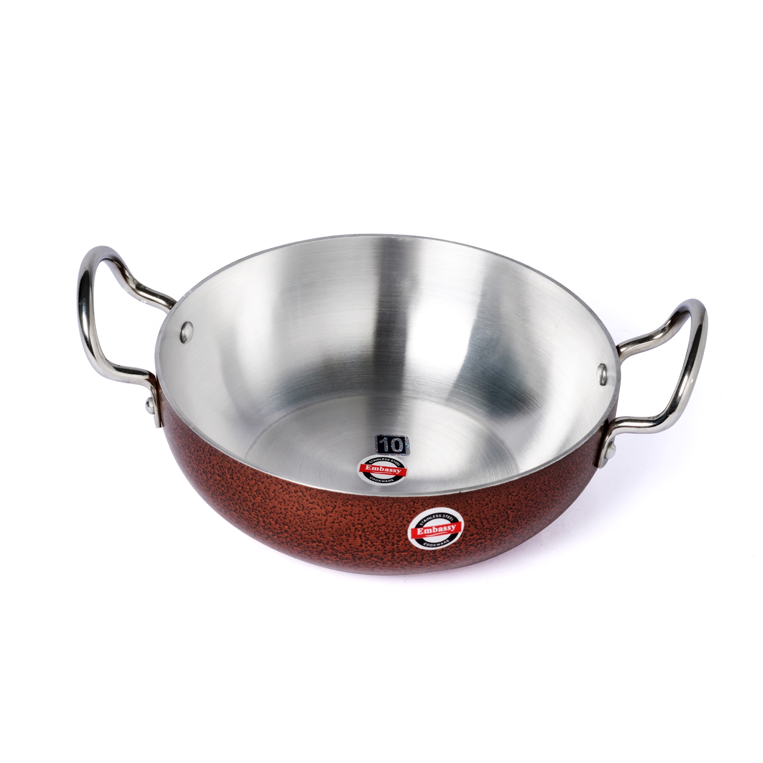 Embassy Kadhai/Wok - Aluminium HT  Induction Base (Size-14) 27cm/3.5L