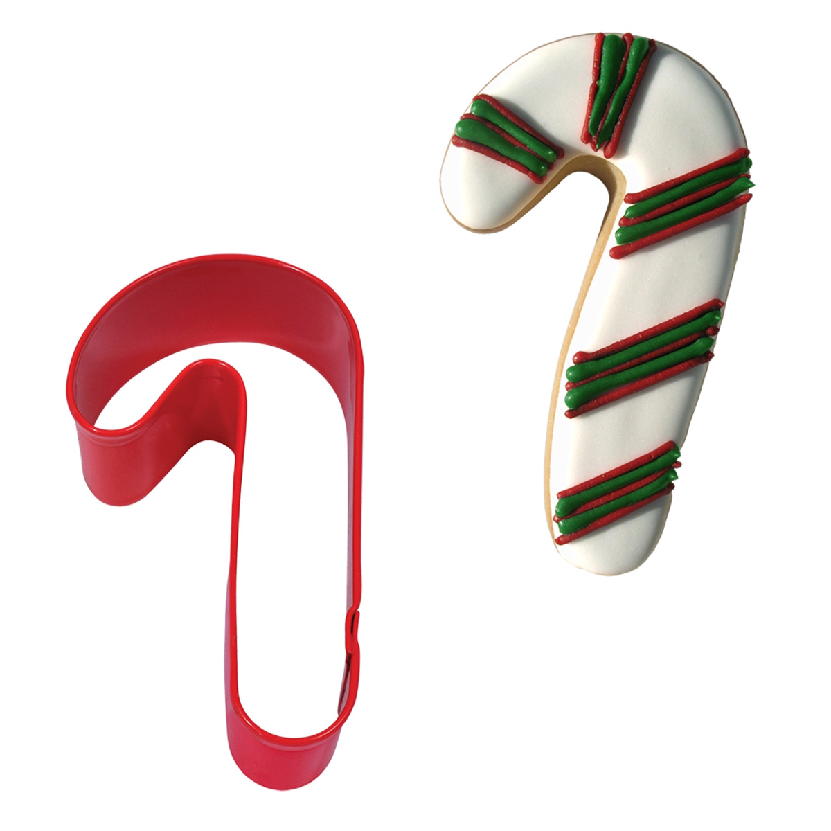 R&m Candy Cane Cookie Cutter 9cm - Red-4
