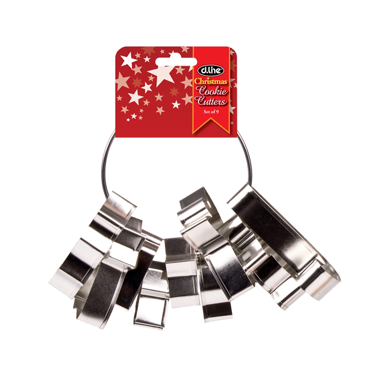 D.line Xmas Cookie Cutters Set 9 On Ring-3