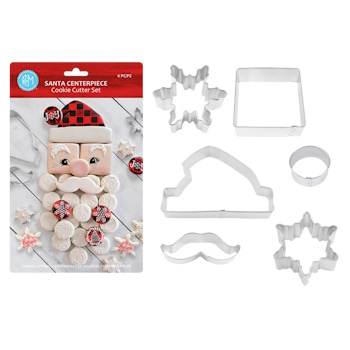 R&m Santa Centrepiece Cookie Cutter Set 6