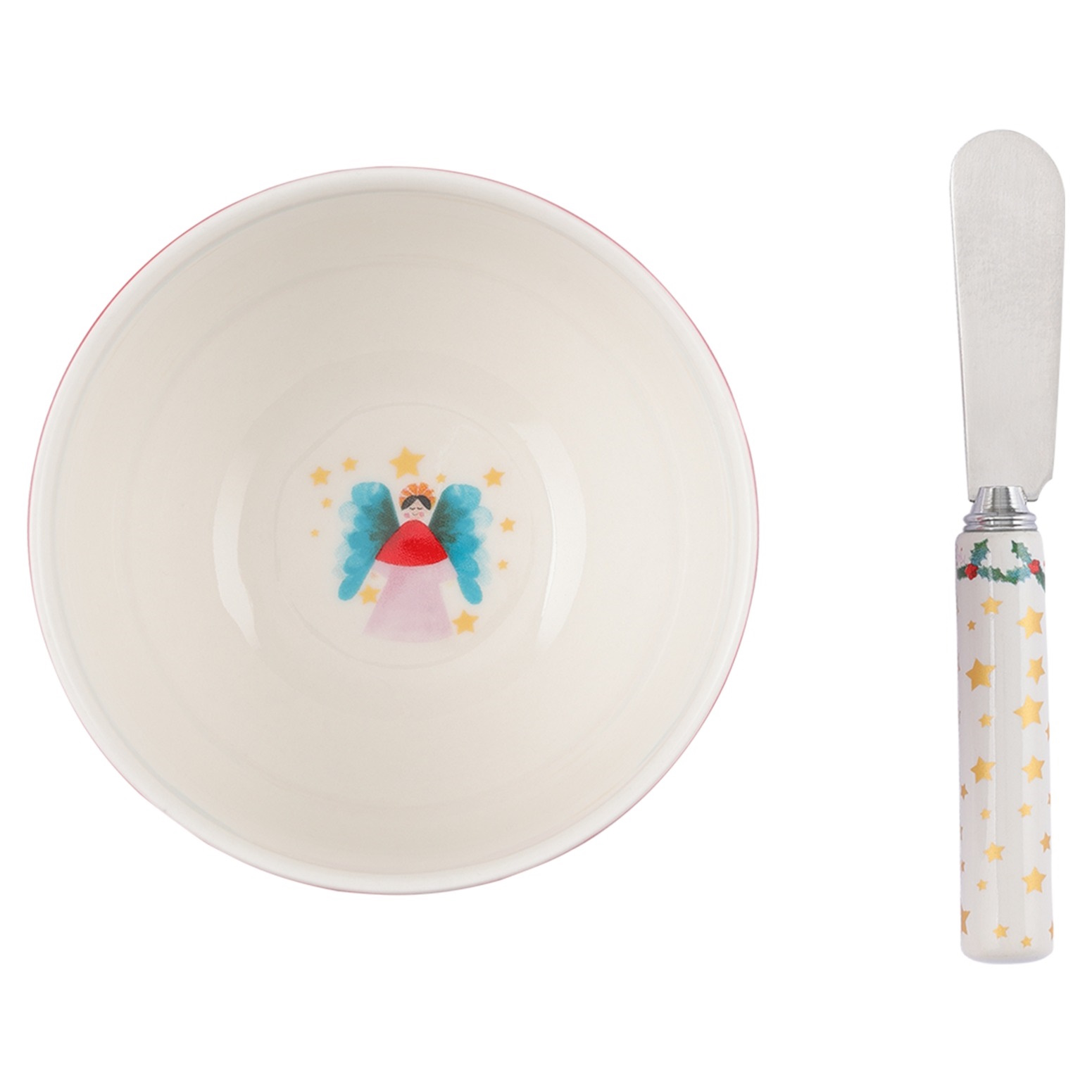 Maxwell & Williams Christmasville Dip & Spreader Set Gift Boxed-3
