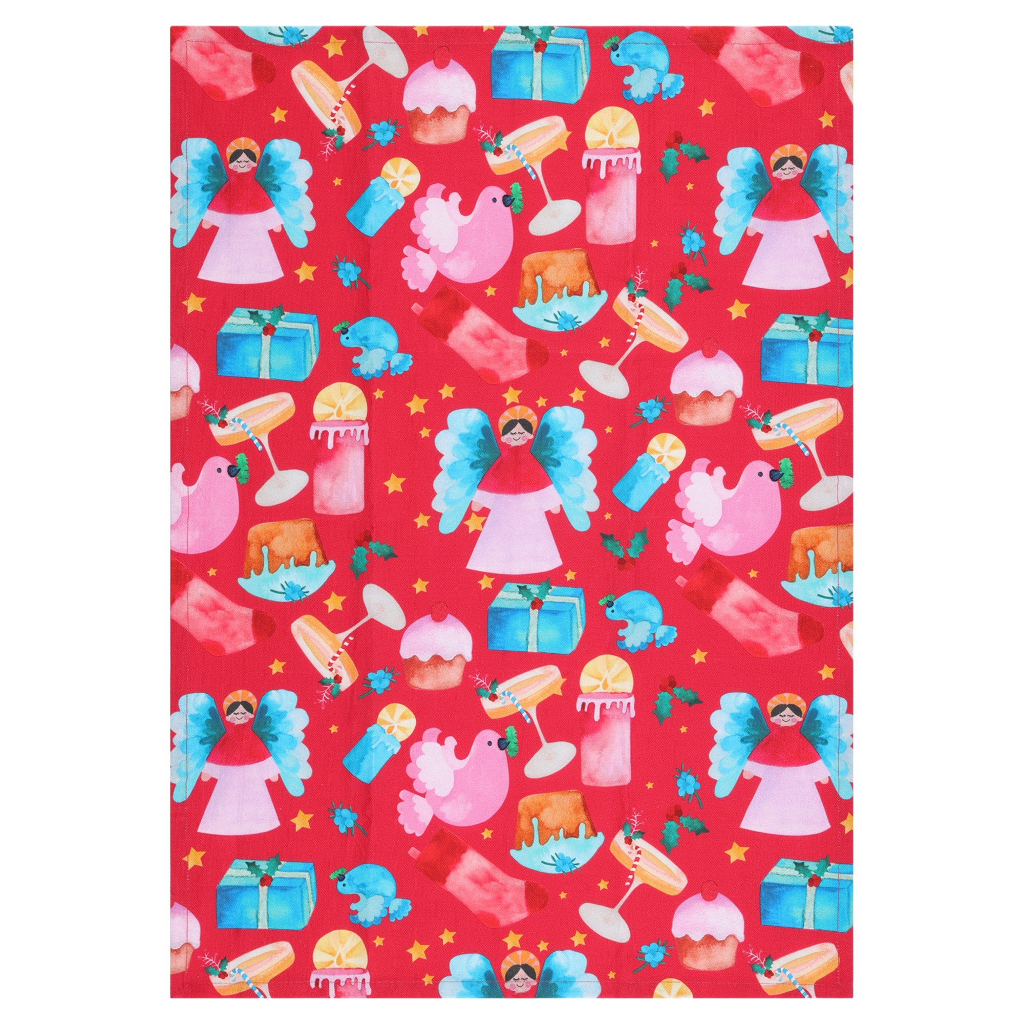 Maxwell & Williams Christmasville Tea Towel 50x70cm-3