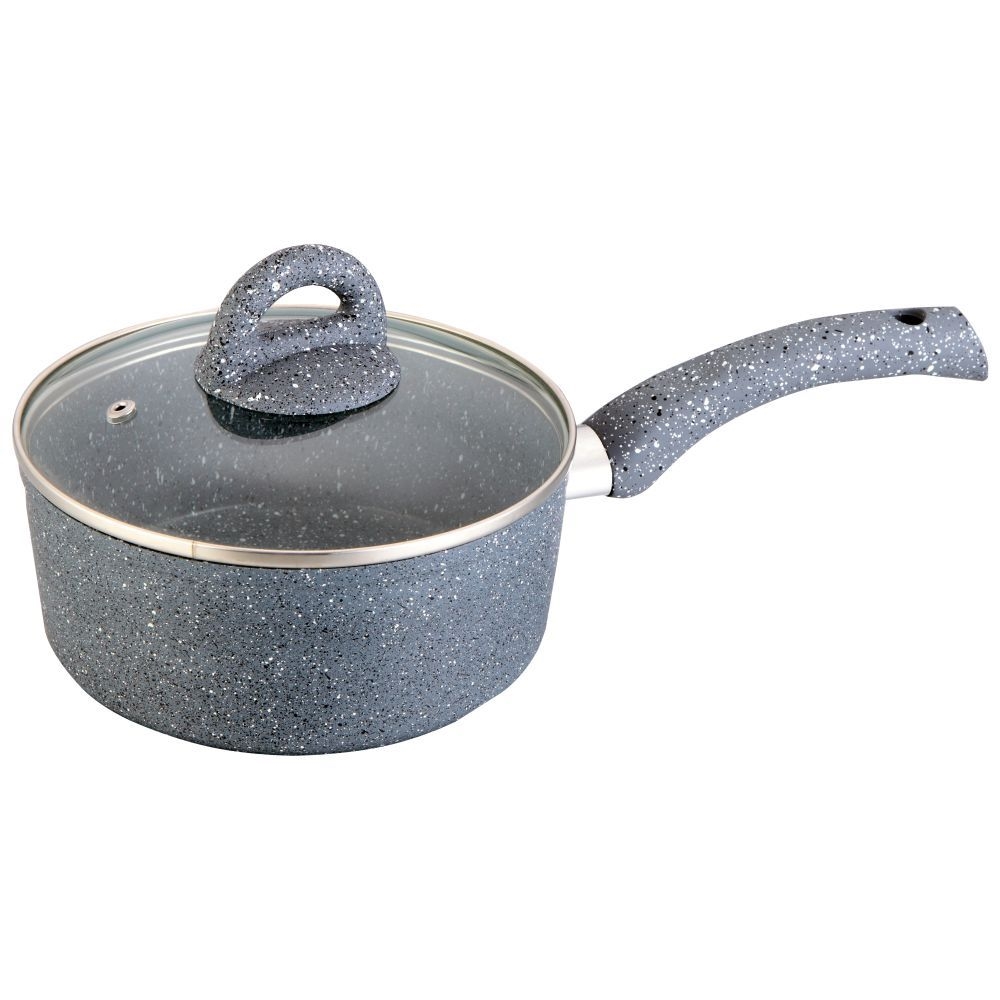 Wonderchef Granite Sauce Pan With Lid 18cm-1