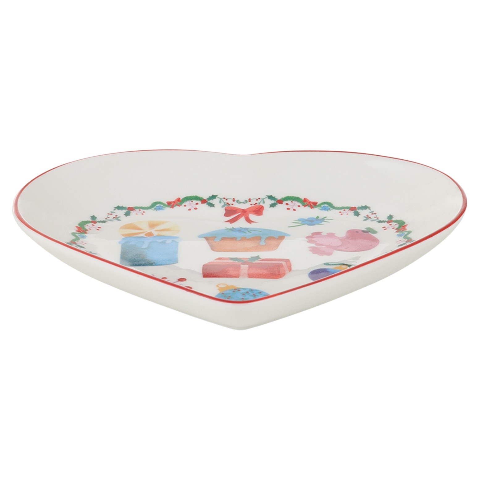 Maxwell & Williams Christmasville Heart Dish 14cm Gifts Gift Boxed-2