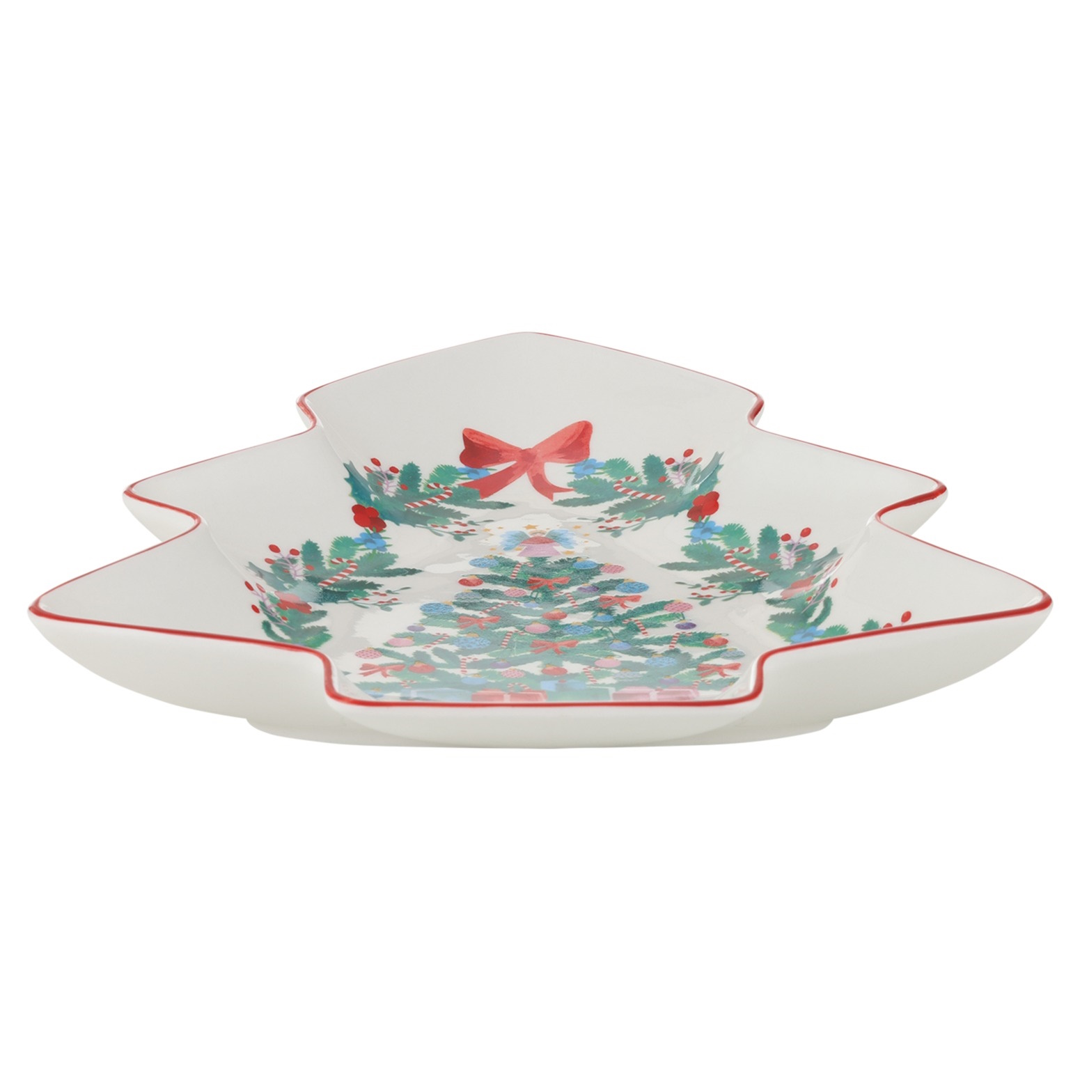 Maxwell & Williams Christmasville Tree Dish 25cm Tree Gift Boxed-2
