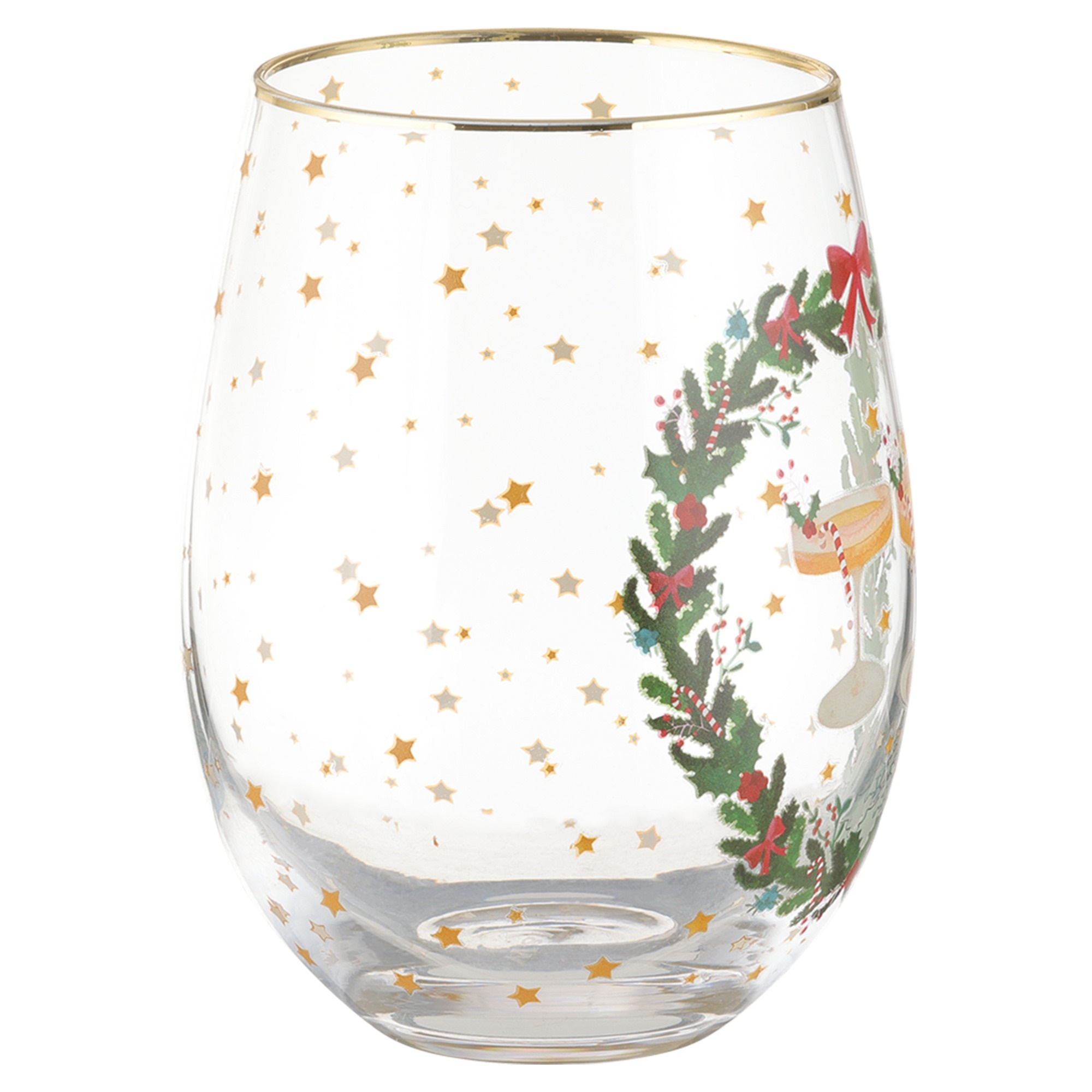 Maxwell & Williams Christmasville Stemless Glass 560ML Cocktails Gift Boxed-3