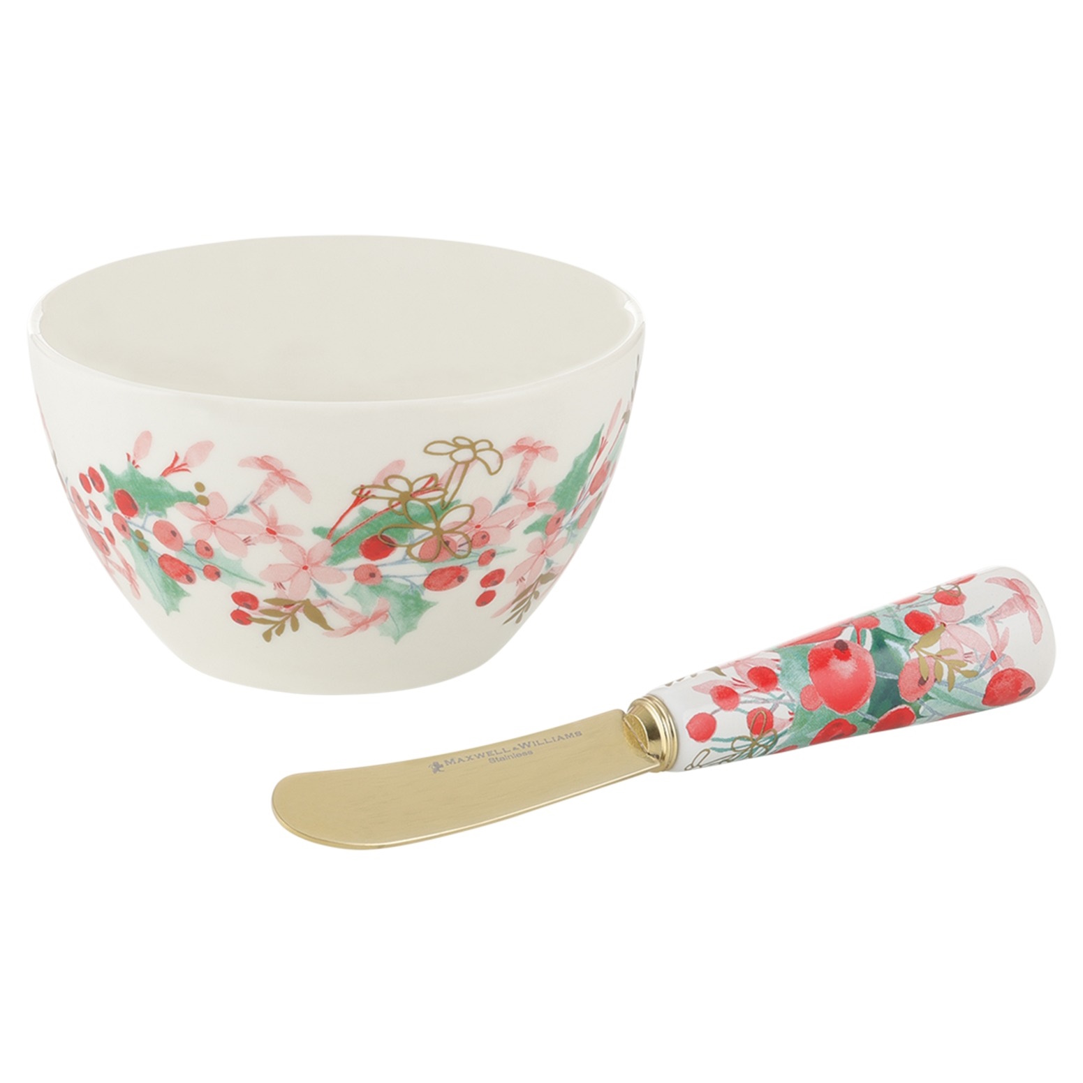 Maxwell & Williams Merry Berry Dip & Spread Set Gift Boxed-1