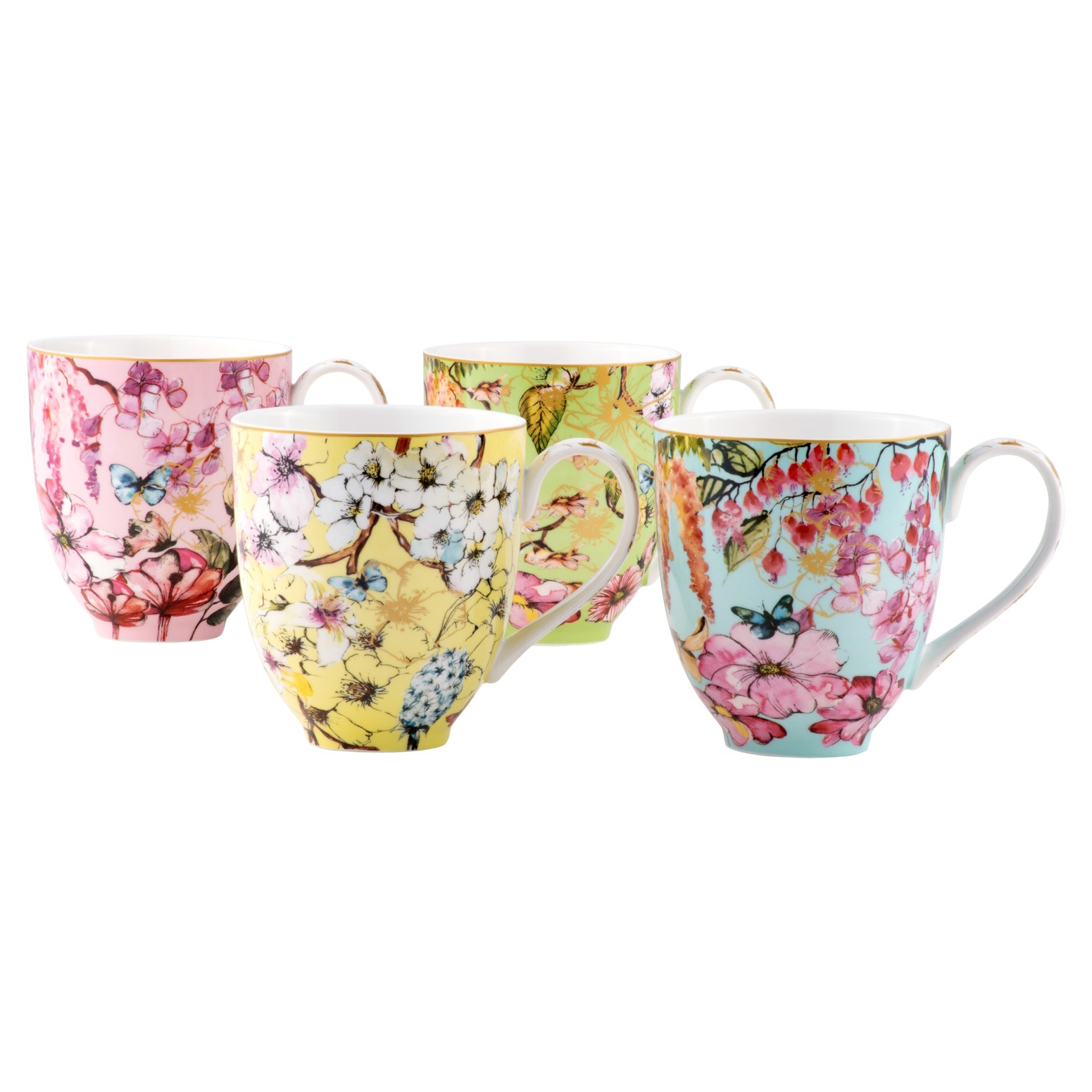 Maxwell & Williams Estelle Michaelides Enchantment Coupe Mug Set of 4 380ML Gift Boxed-1