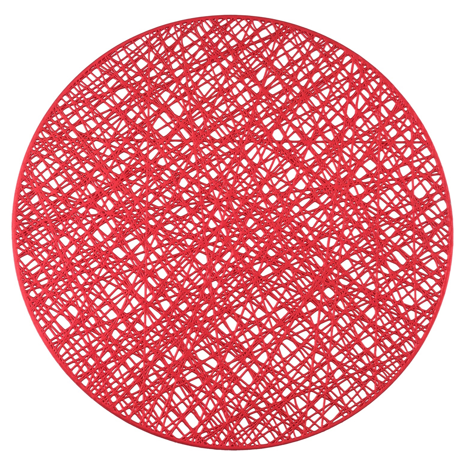 Maxwell & Williams Glitz Glam Round Placemat 38cm Red-1