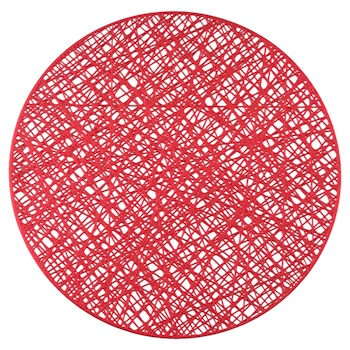 Maxwell & Williams Glitz Glam Round Placemat 38cm Red