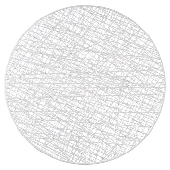 Maxwell & Williams Glitz Glam Round Placemat 38cm Silver