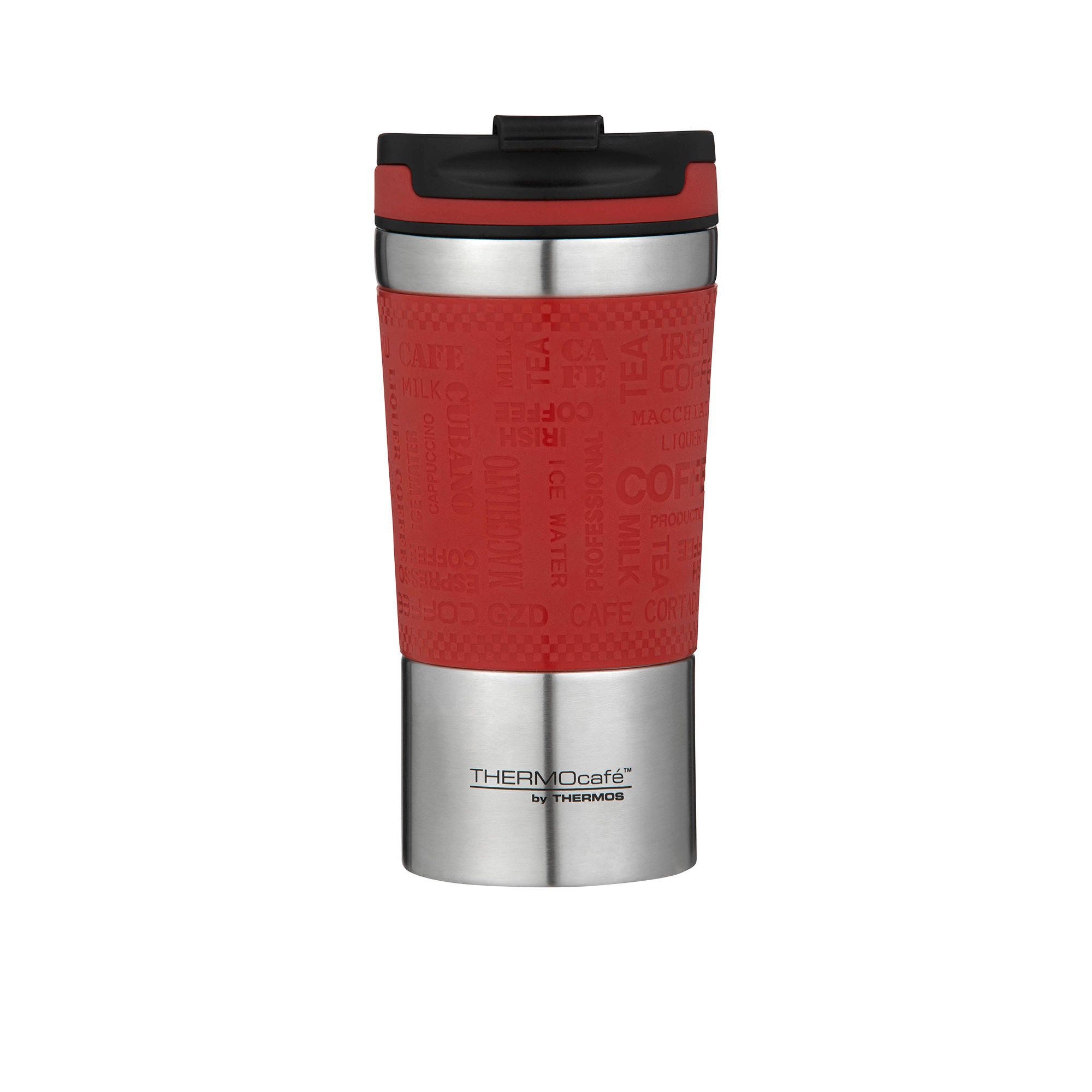 Thermos 350ml THERMOcafe Vacuum Insulated Travel Cup - Dark Red-1
