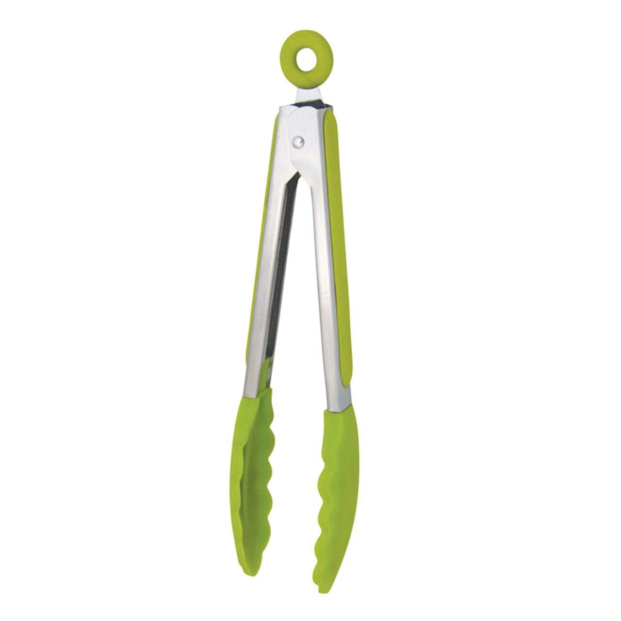 Avanti Silicone Tongs With Stainless Steel Handle 23cm - Green