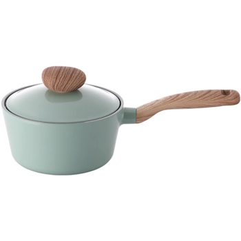 Neoflam Retro 18cm Sauce Pan 1.8L Green Demer  Induction with Die-Casted Lid