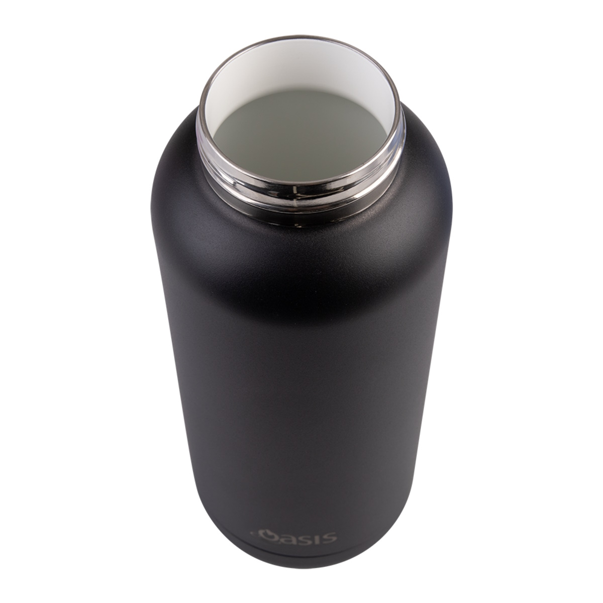 Oasis Moda Ceramic Lined Stainless Steel Triple Wall Insulated Drink Bottle 1l - Black-4