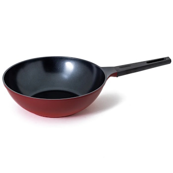 Neoflam Amie 30cm Wok Pan Induction Red