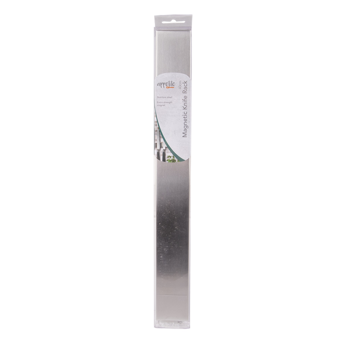 Appetito – Stainless Steel Magnetic Knife Rack 40cm-3