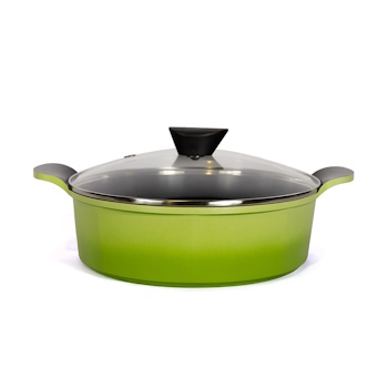 Neoflam Venn 28cm Low Casserole Induction Green