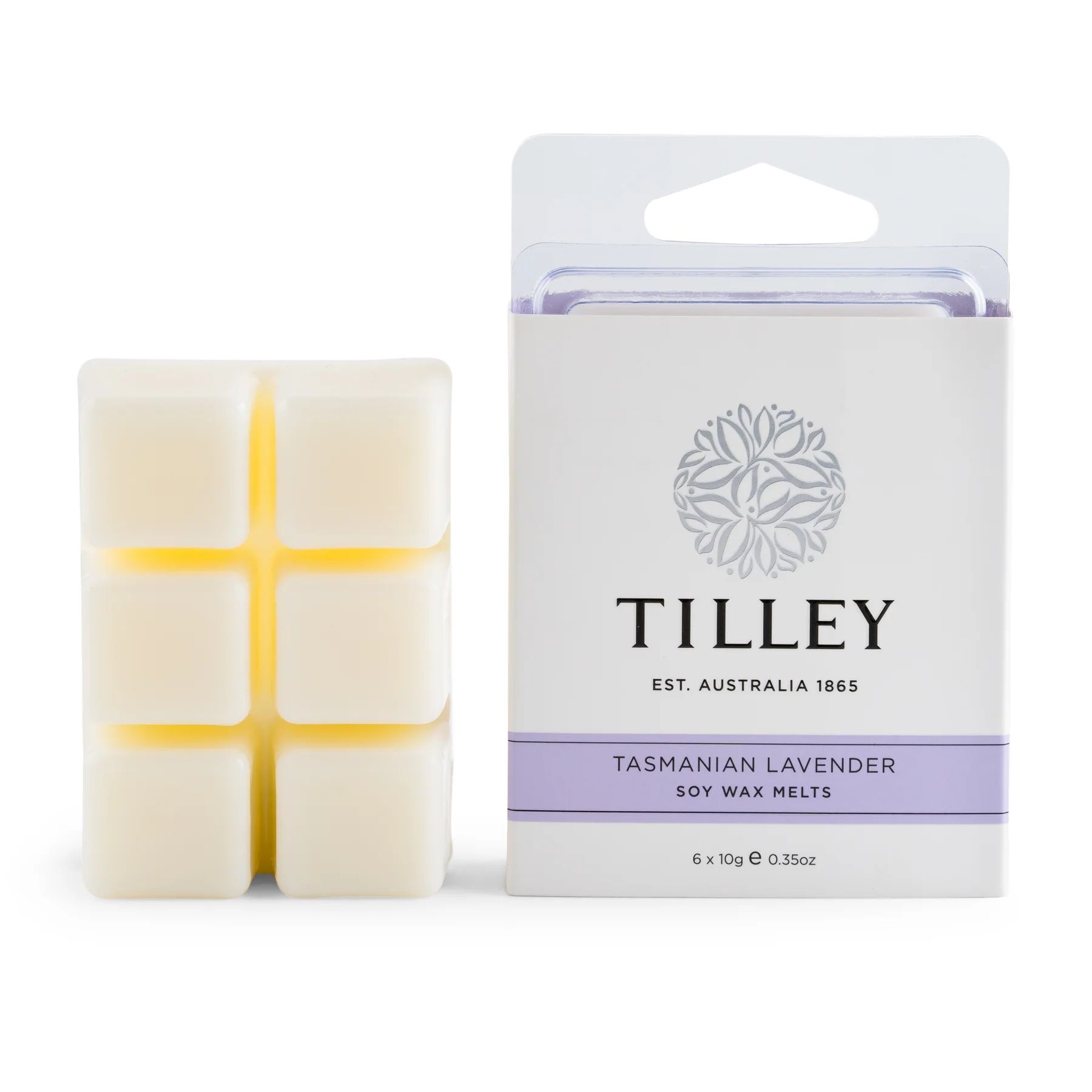 Tilley Tasmanian Lavender Square Soy Wax Melts 60g-1