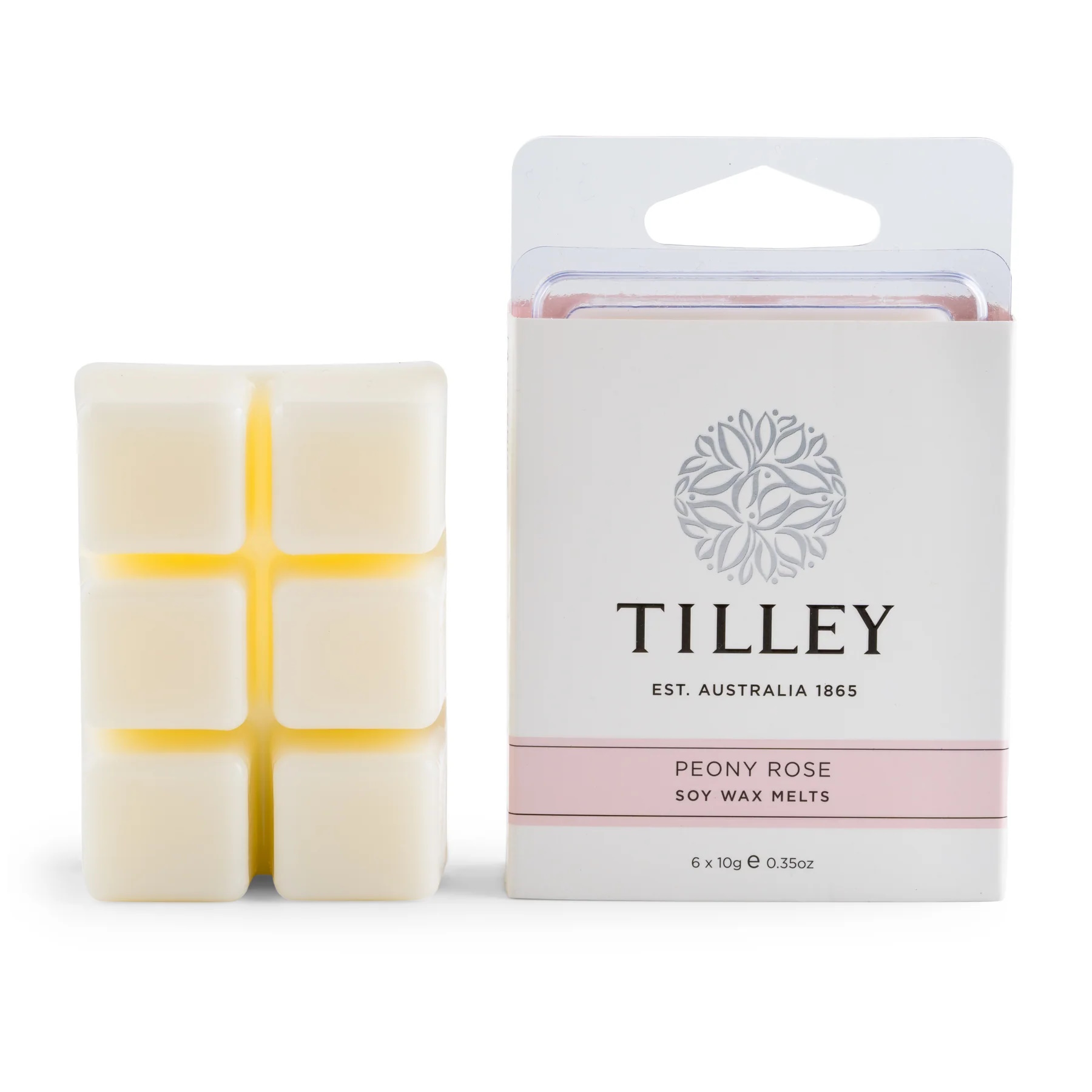 Tilley Peony Rose Square Soy Wax Melts 60g