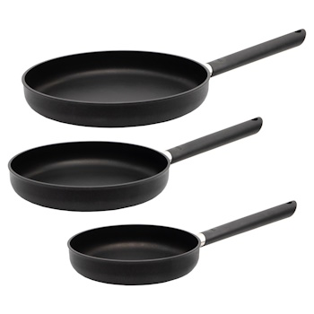 Woll Eco Lite Fix Handle Induction Triple Frypan Set Gift Boxed