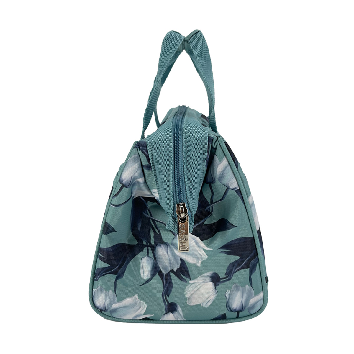 Sachi Style 34 Insulated Lunch Bag - White Tulips-4