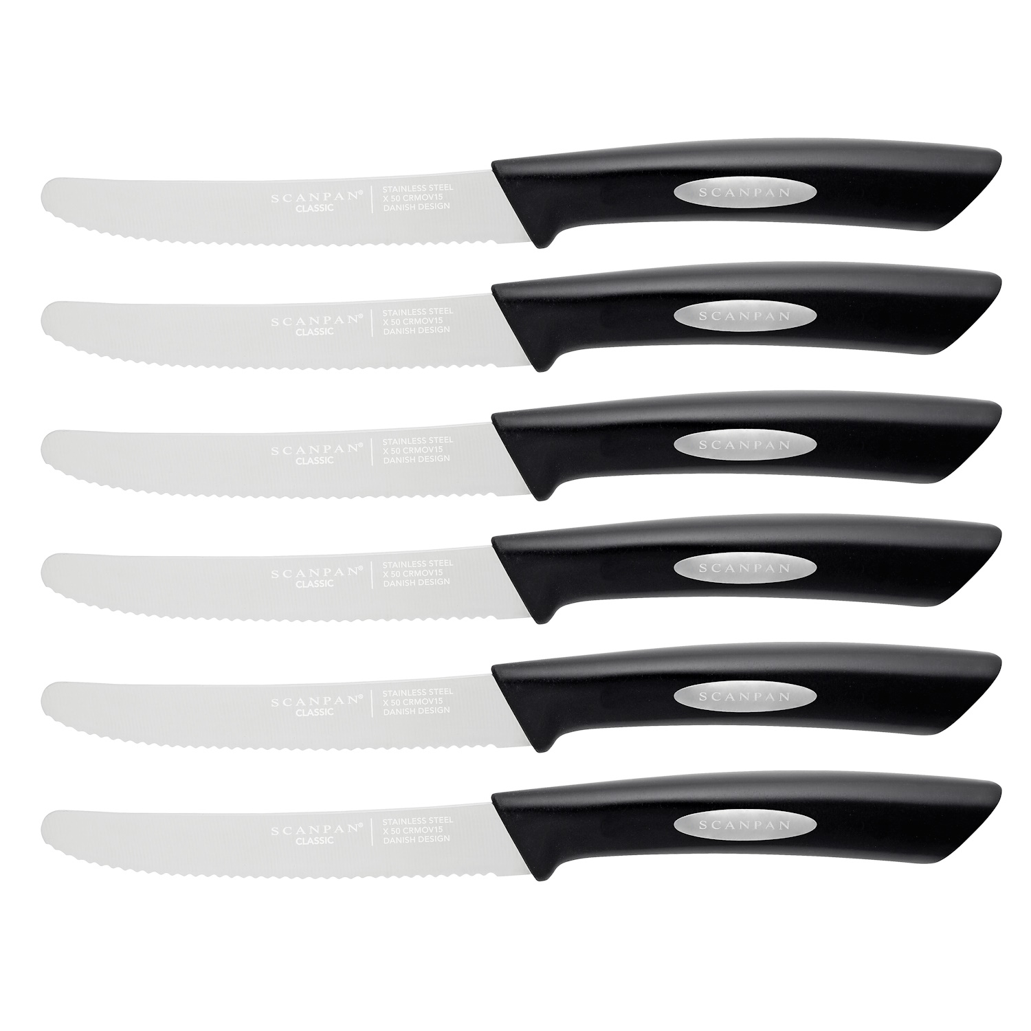 Scanpan 6pc Steak Knife Set 12cm-3