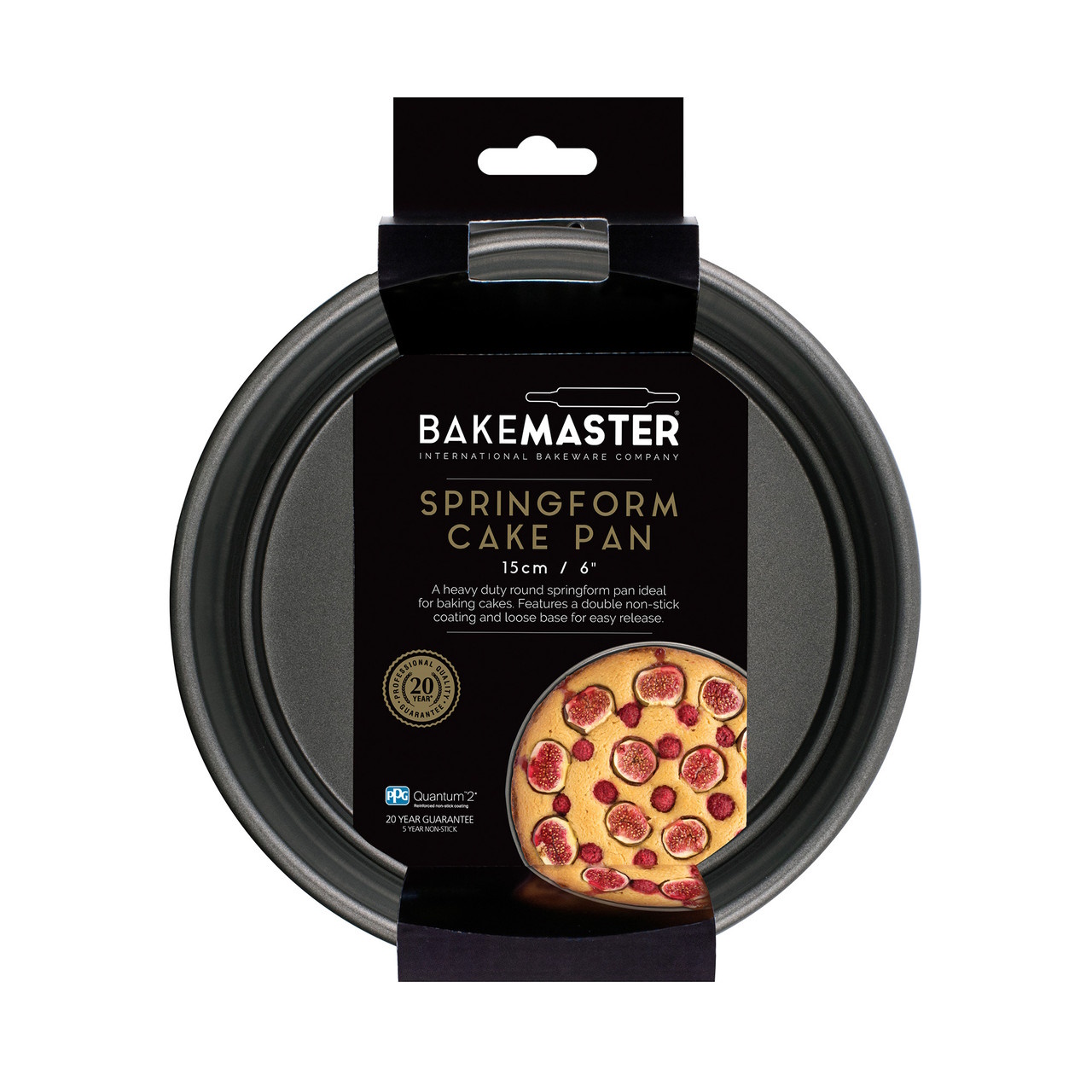 Bakemaster Springform Round Cake Pan 15CM-2