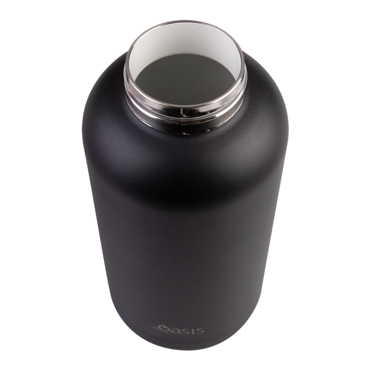Oasis "Moda" Ceramic Lined S/S Triple Wall Ins. Drink bottle 1.5l (Black)-4