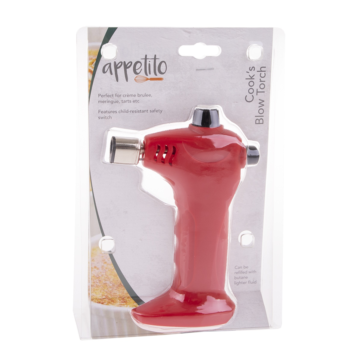 Appetito Cooks Blow Torch Red -3