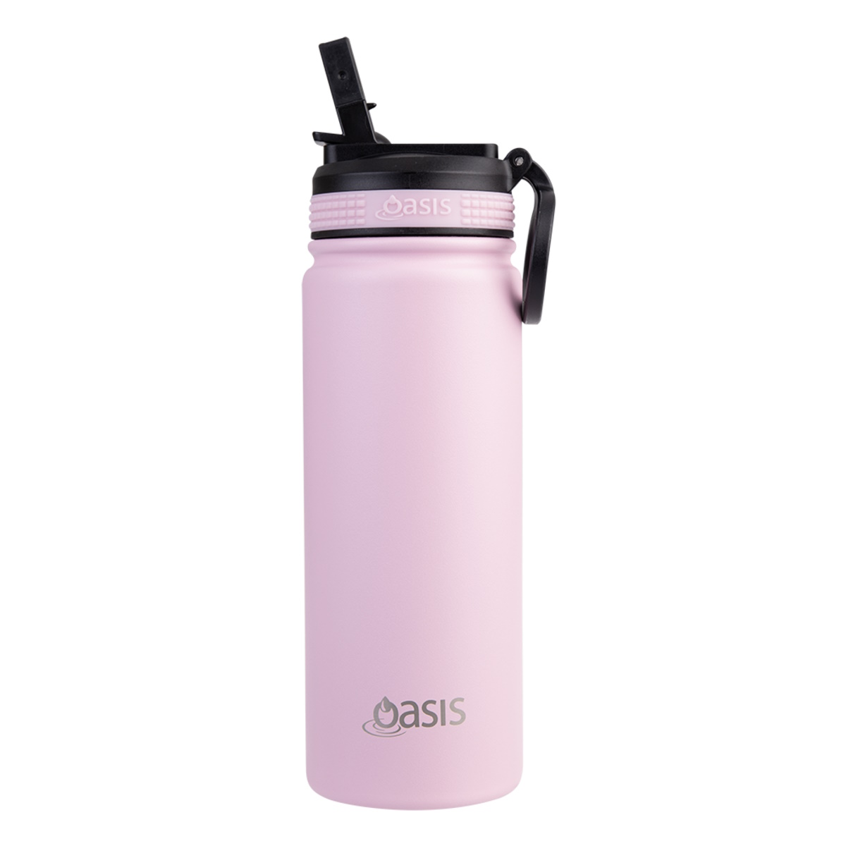 Oasis Stainless Steel Double Wall Insulated Challenger Sports Bottle  550ml - Carnation-2