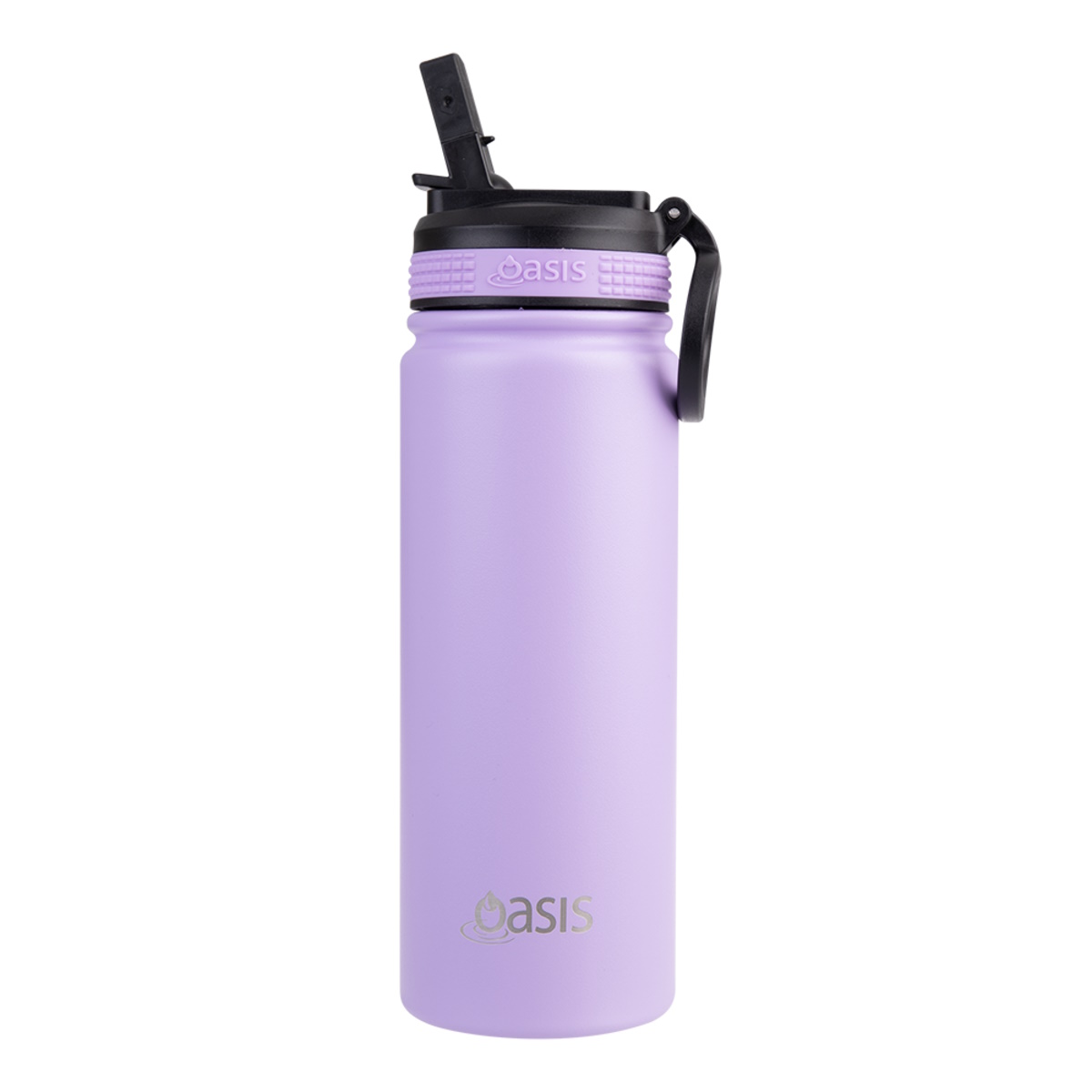 Oasis Stainless Steel Double Wall Insulated Challenger Sports Bottle  550ml - Lavender-2