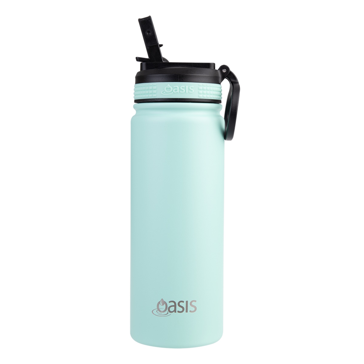 Oasis Stainless Steel Double Wall Insulated Challenger Sports Bottle  550ml - Mint-2