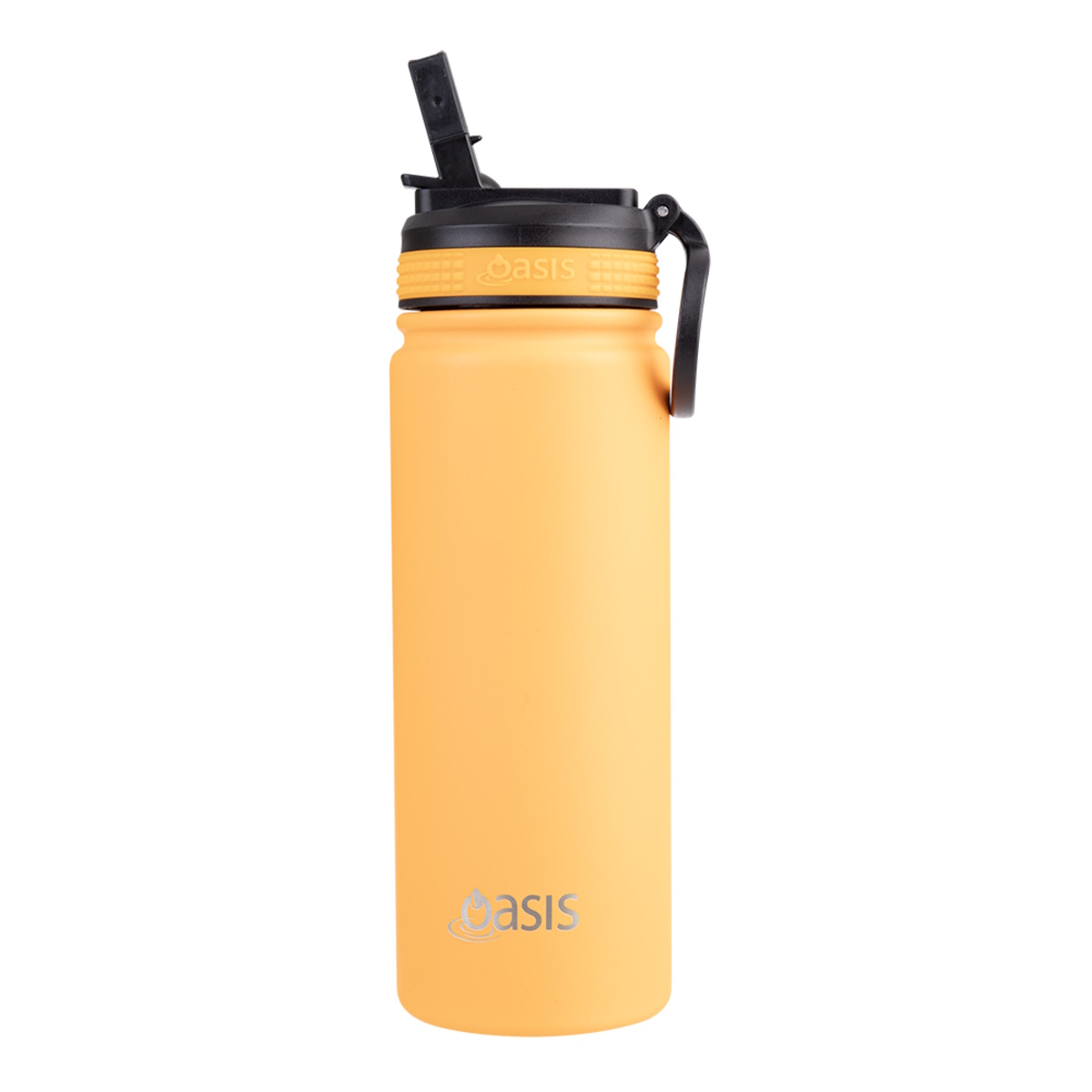 Oasis Stainless Steel Double Wall Insulated Challenger Sports Bottle  550ml - Neon Orange-2