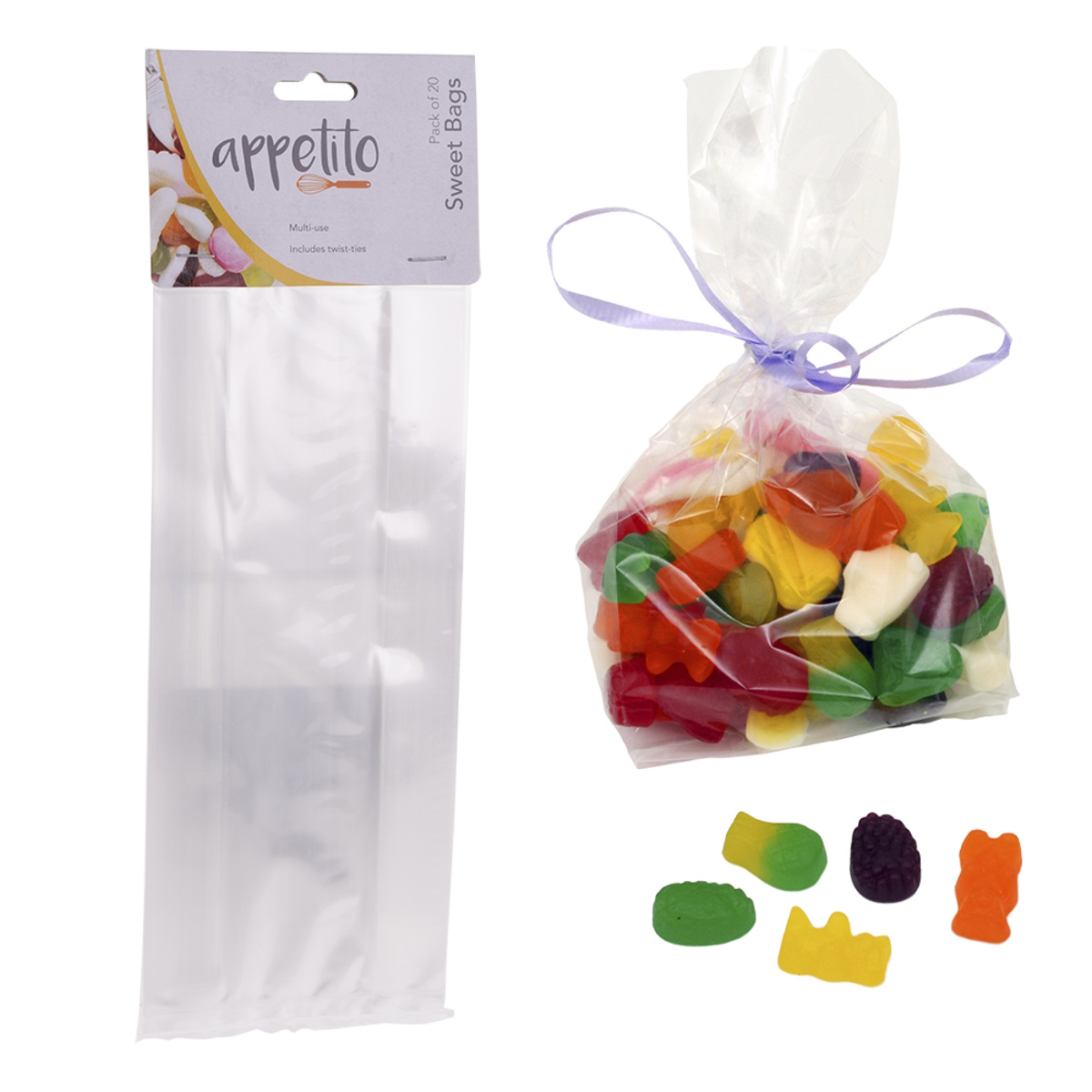 Appetito Sweet Bags Clear
